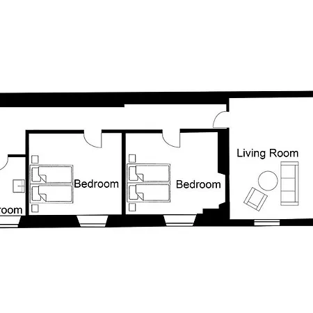 With Exposed Ceiling Beams Apartamento *