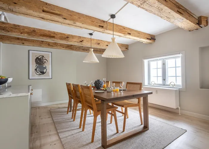 With Exposed Ceiling Beams Apartamento Copenhaga