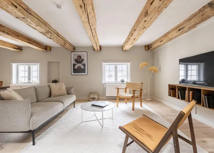 Apartman With Exposed Ceiling Beams Koppenhága