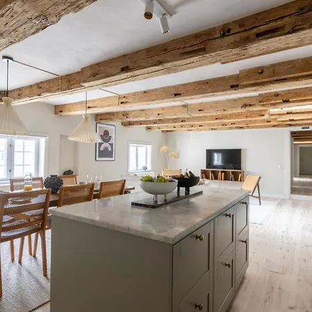With Exposed Ceiling Beams Апартаменты Копенгаген