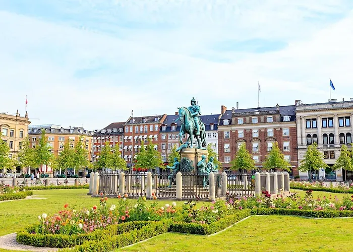Apartment With Exposed Ceiling Beams Copenhagen