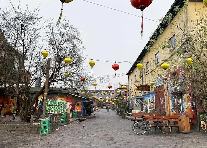 Apartment With Exposed Ceiling Beams Copenhagen