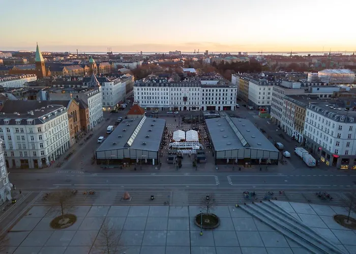 Apartment With Exposed Ceiling Beams Copenhagen